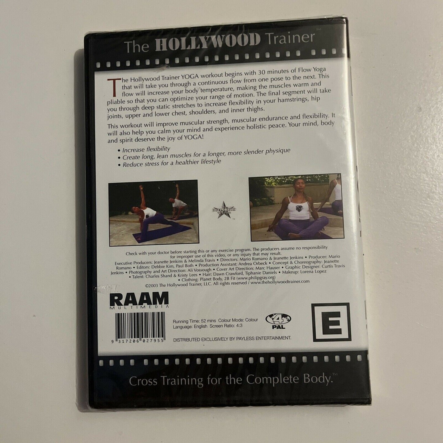 *New Sealed* The Hollywood Trainer - Yoga (DVD, 2003) Jeanette Jenkins Region 4