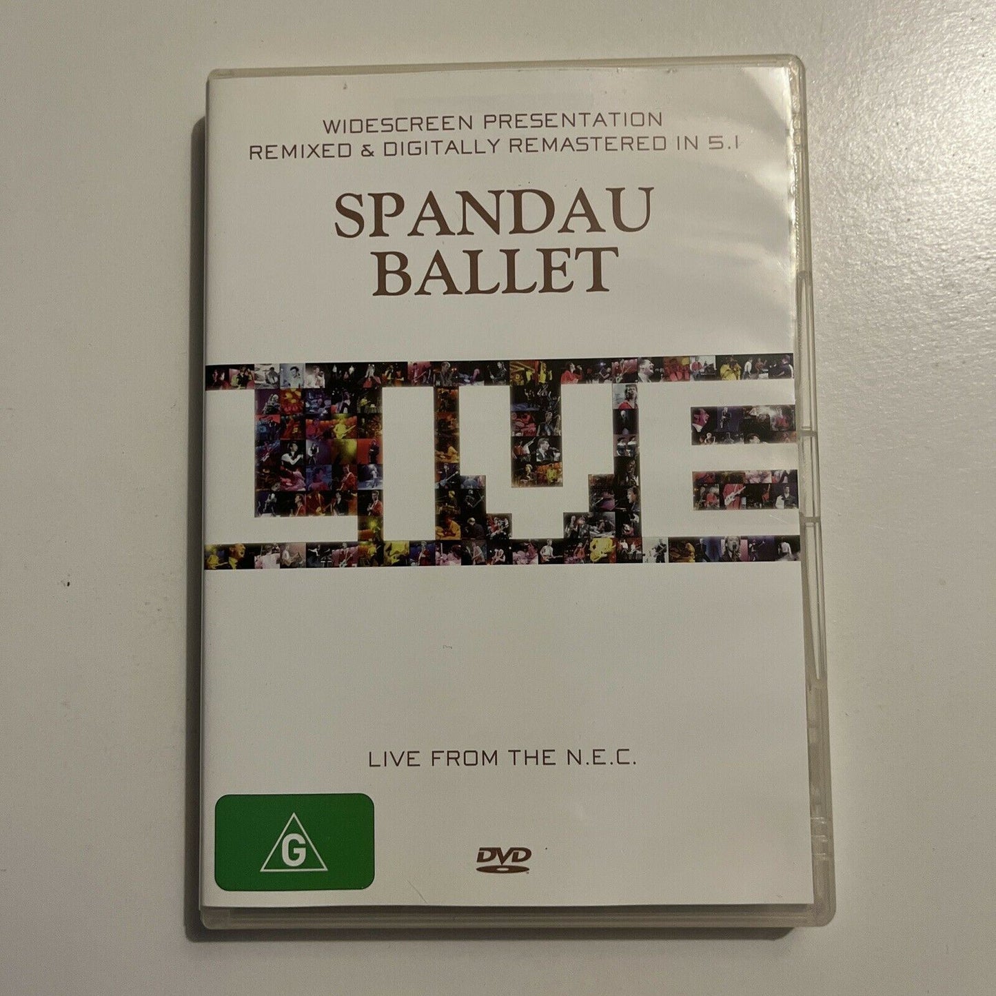 Spandau Ballet - Live From The N.E.C (DVD, 1986) Region 4&2