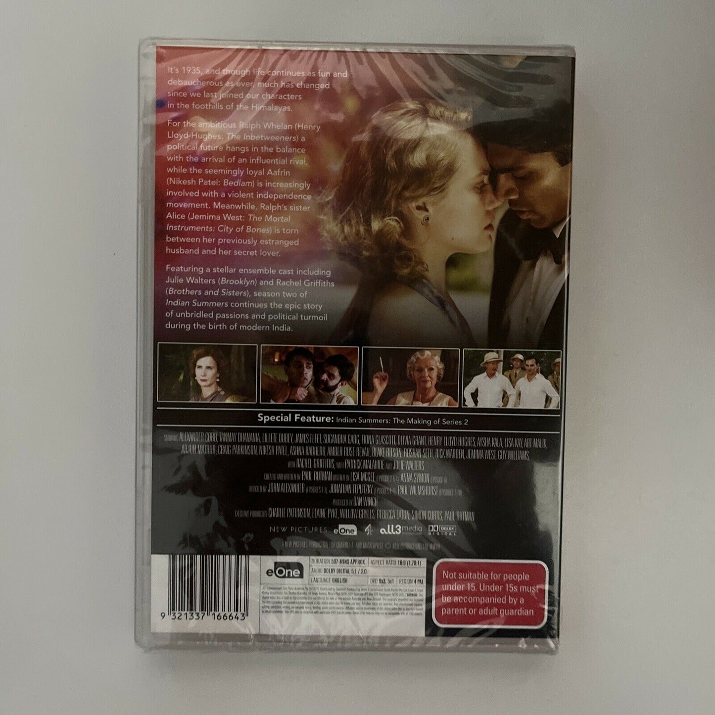 *New Sealed* Indian Summers : Season 2 (DVD, 2016, 4-Disc) Nikesh Patel Region 4