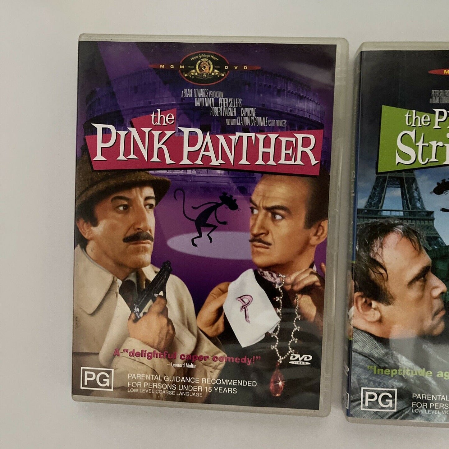 The Pink Panther / The Panther Strikes Again (DVD, 1976, 2-Disc) Region 4