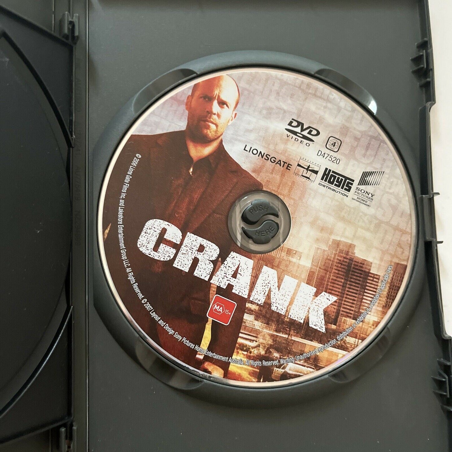 Jason Statham: Crank / Chaos (DVD, 2006, 2-Disc) Region 4