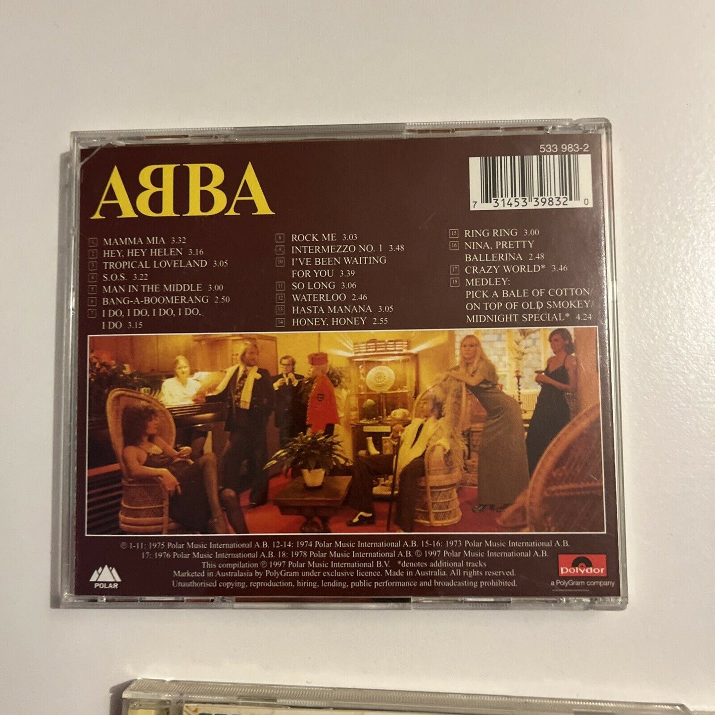 5x ABBA CD Albums: ABBA / Ring Ring / Waterloo / Arrival / Super Trouper