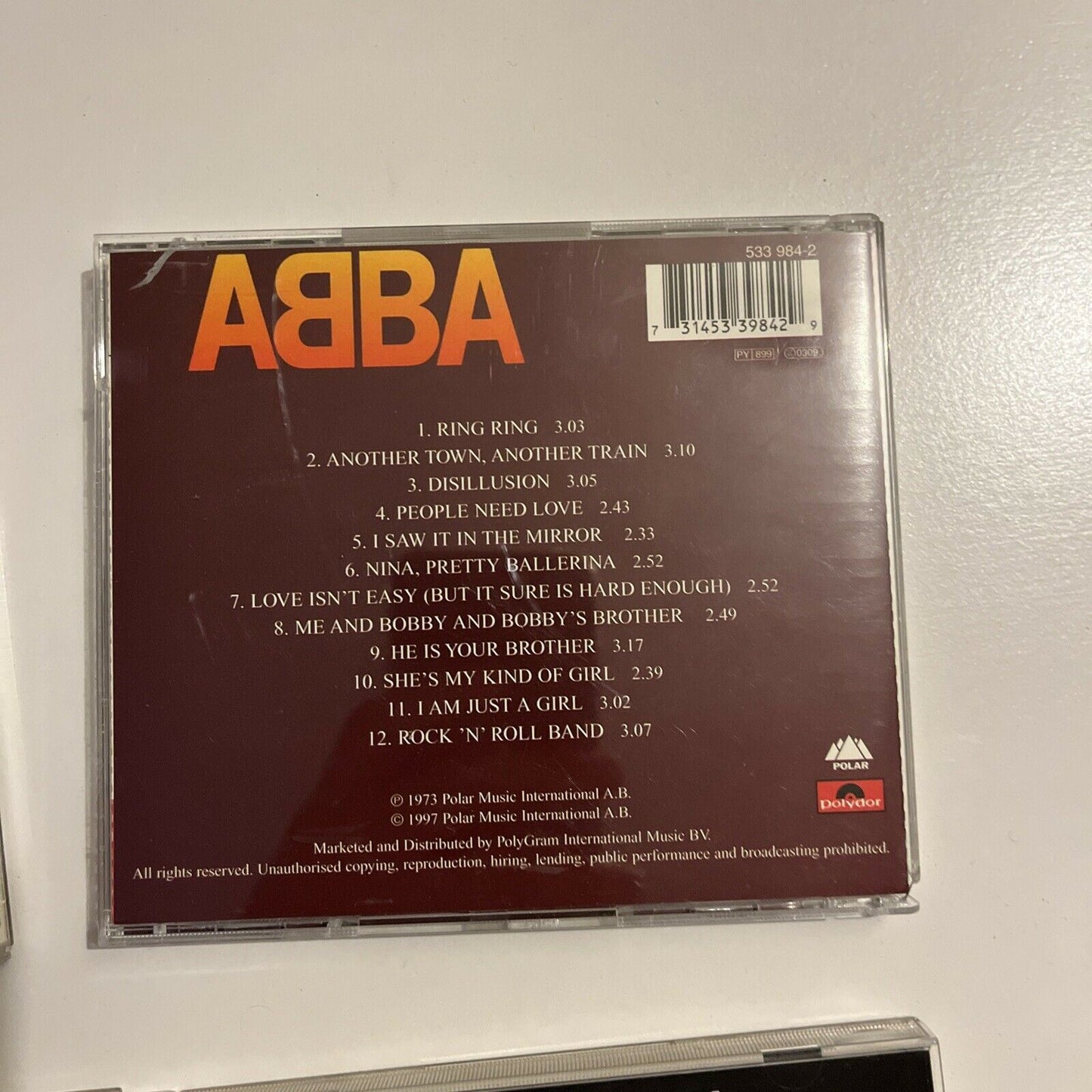 5x ABBA CD Albums: ABBA / Ring Ring / Waterloo / Arrival / Super Trouper