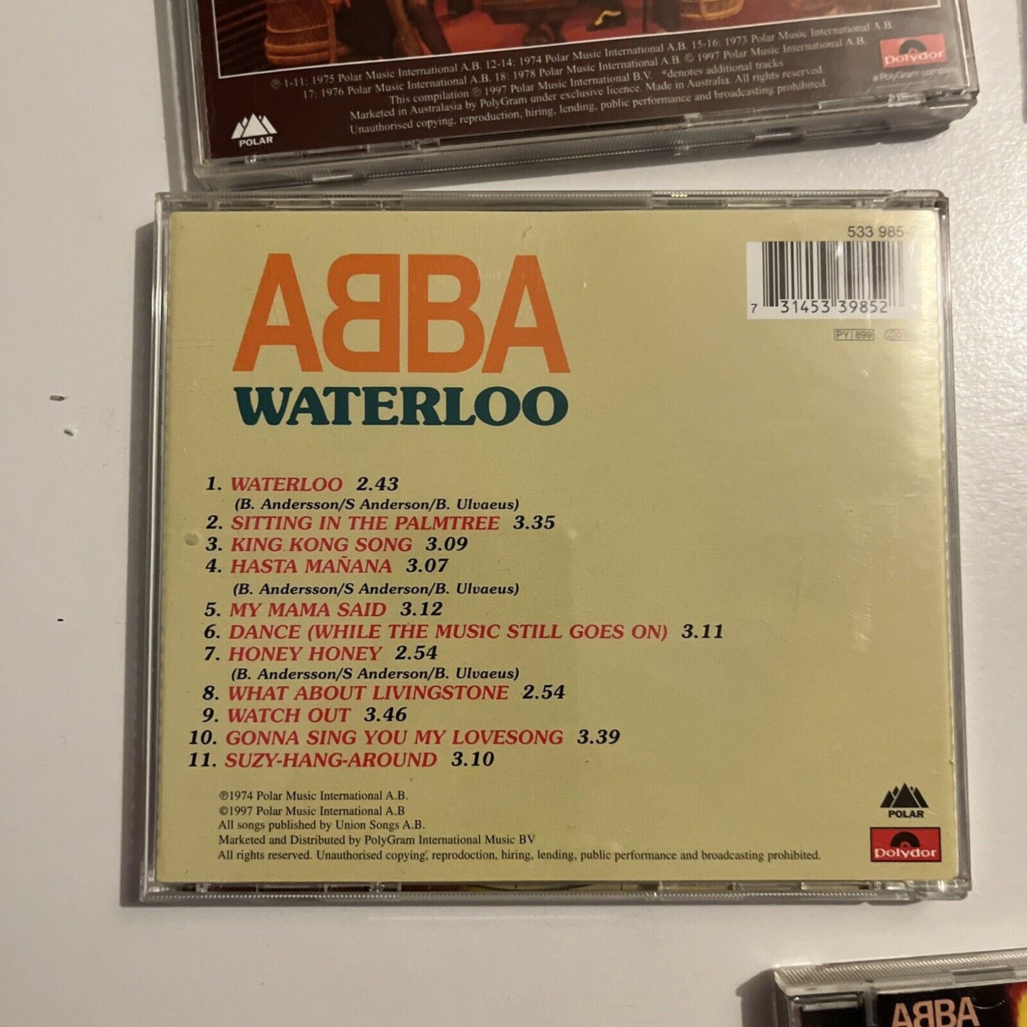 5x ABBA CD Albums: ABBA / Ring Ring / Waterloo / Arrival / Super Trouper