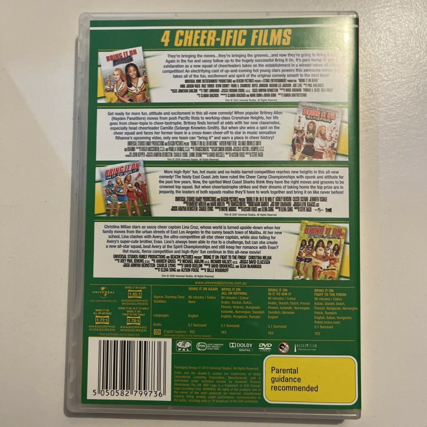 Bring It On Again / All or Nothing / In It To Win It / Fight To The Finish (DVD)