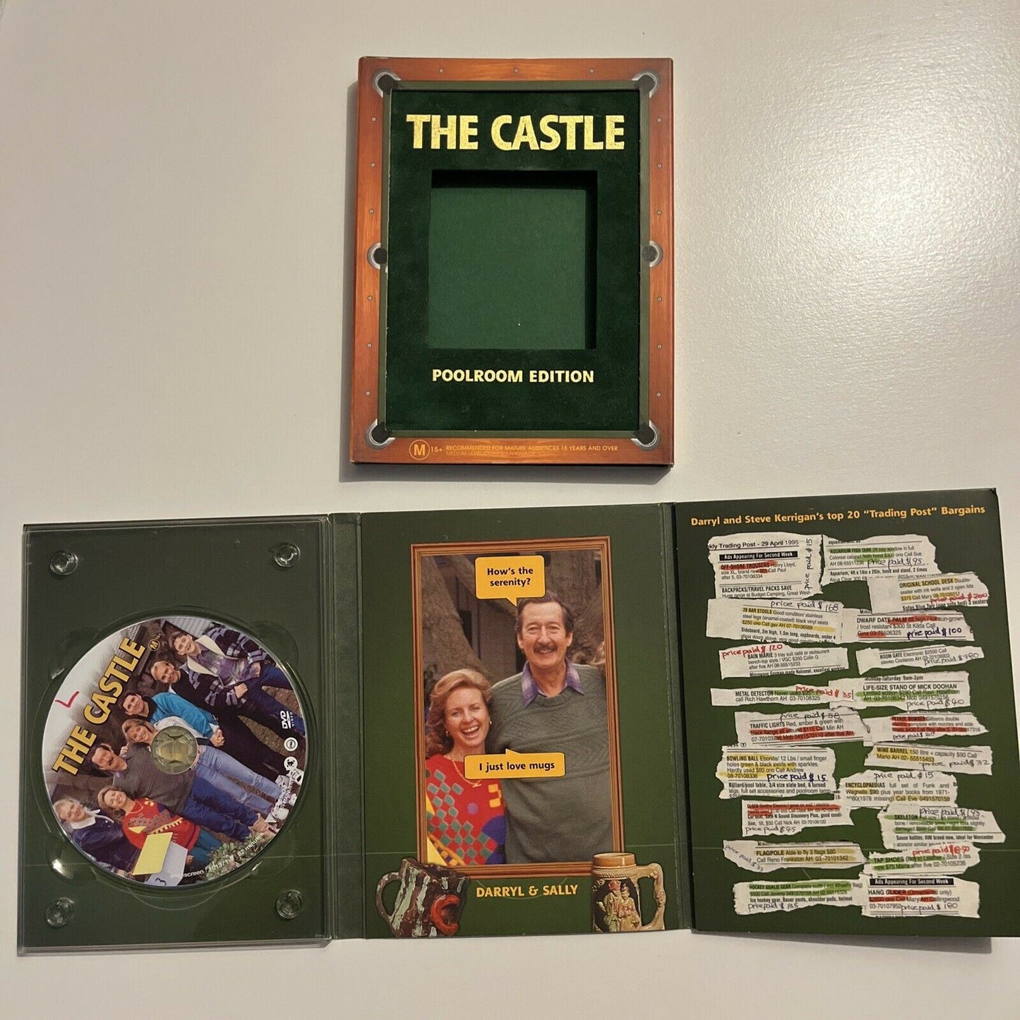 The Castle - Poolroom Edition (DVD, 1997) Michael Caton, Eric Bana. Region 4