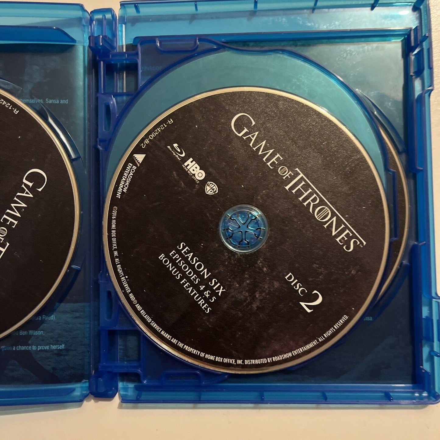 Game Of Thrones : Season 6 (Bluray, 2016, 4-Disc) Region B