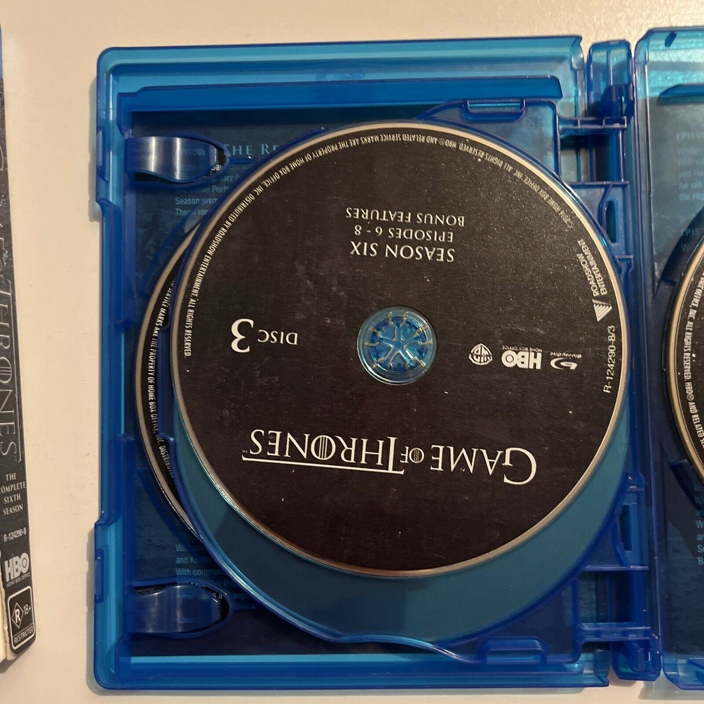 Game Of Thrones : Season 6 (Bluray, 2016, 4-Disc) Region B
