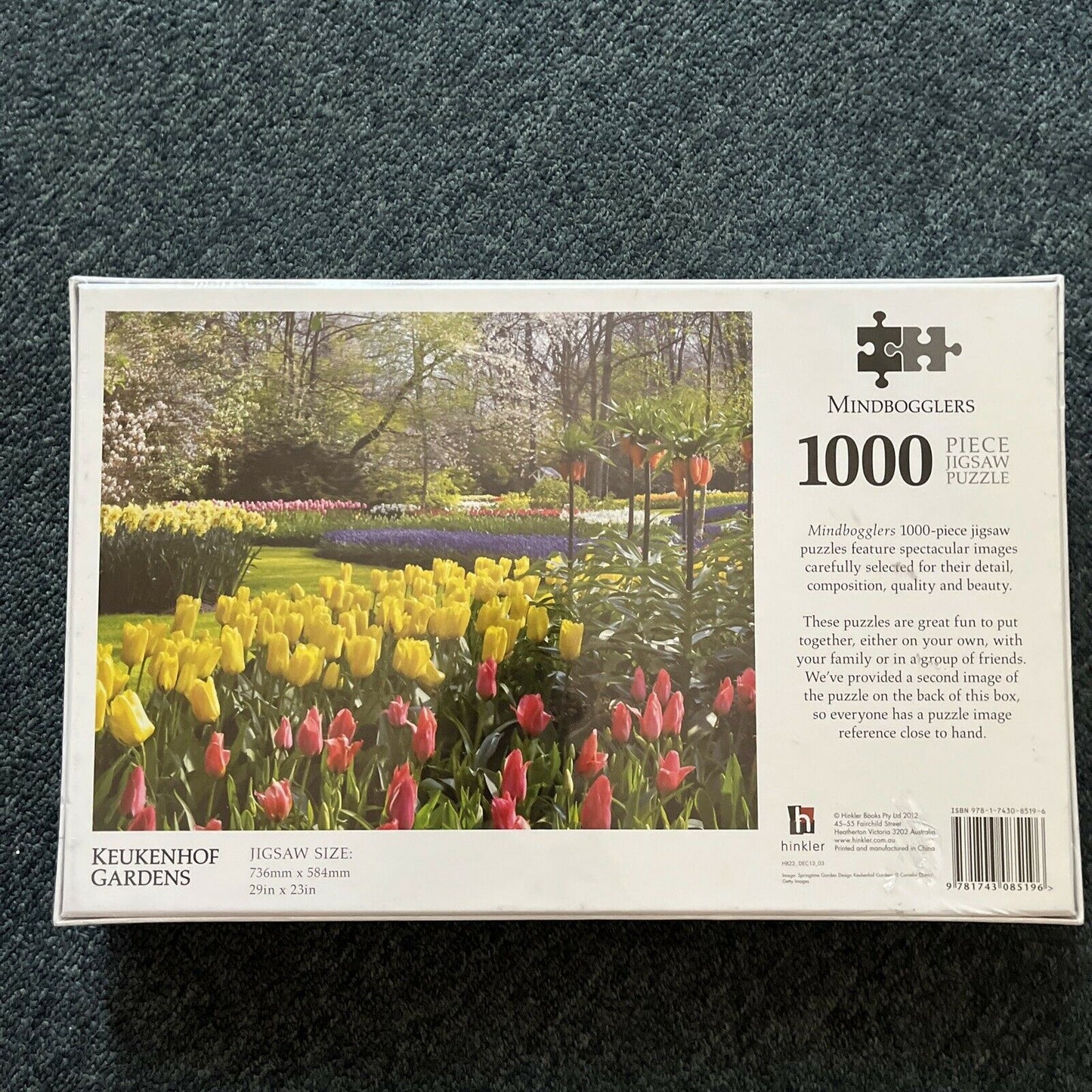 *New Sealed* Mindbogglers - Keukenhof Gardens 1000 Piece Jigsaw Puzzle