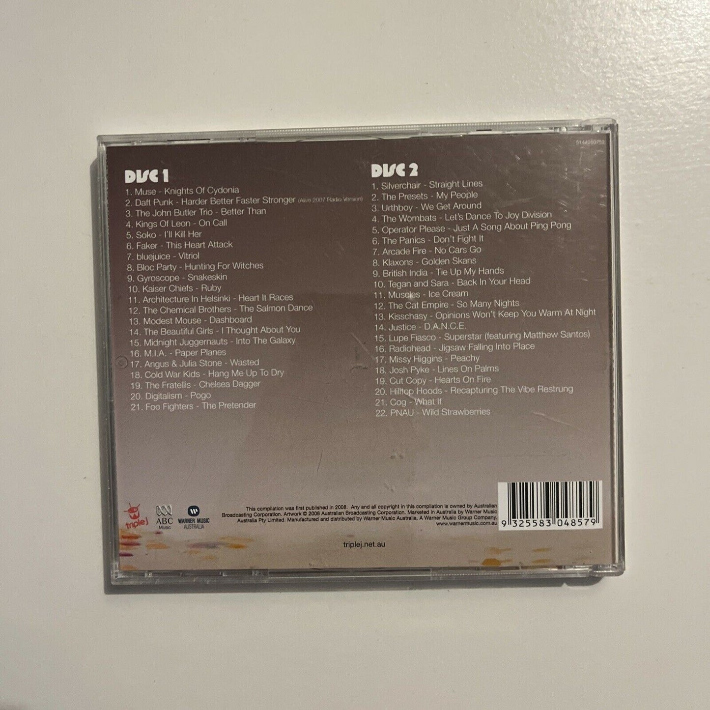 Triple J Hottest 100, Vol. 15 by Various Artists (CD, 2008, 2-Disc)