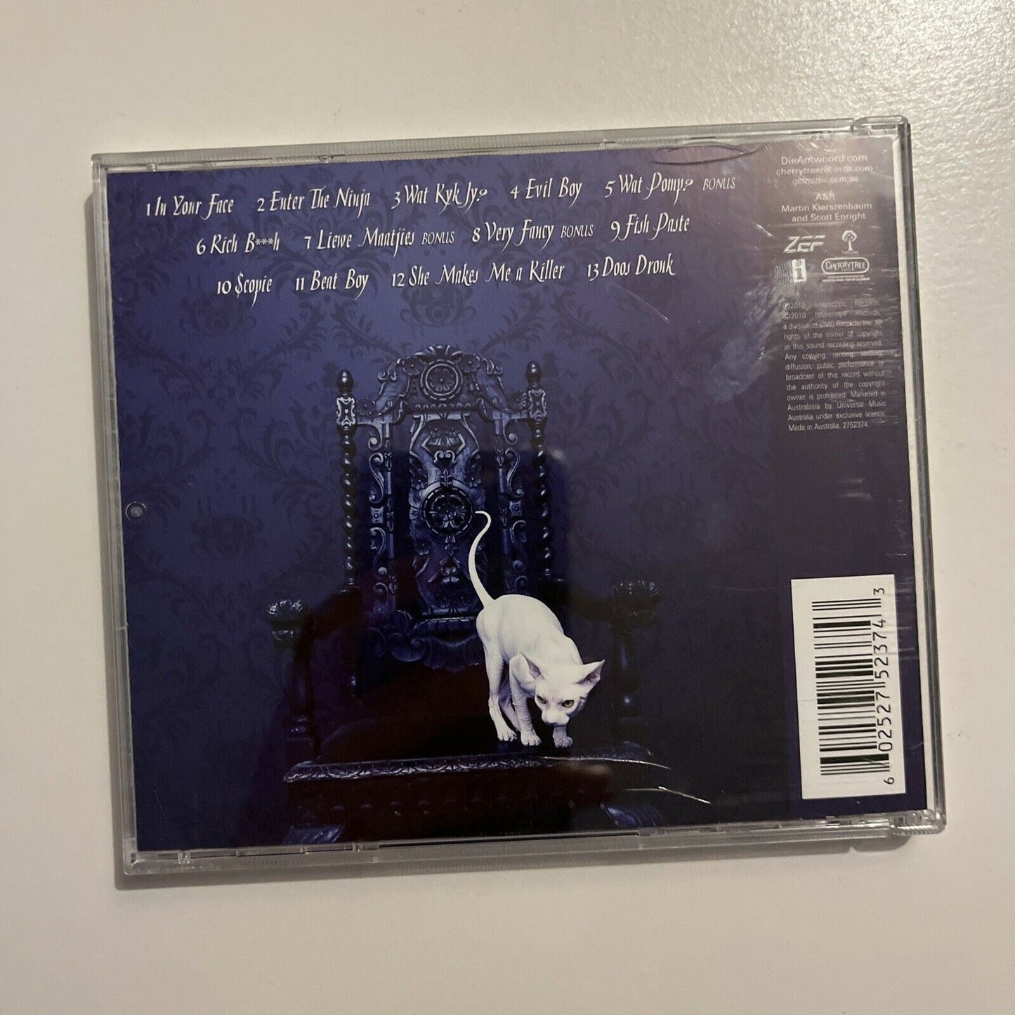 $O$ by Die Antwoord (CD, Oct-2010, Interscope (USA))