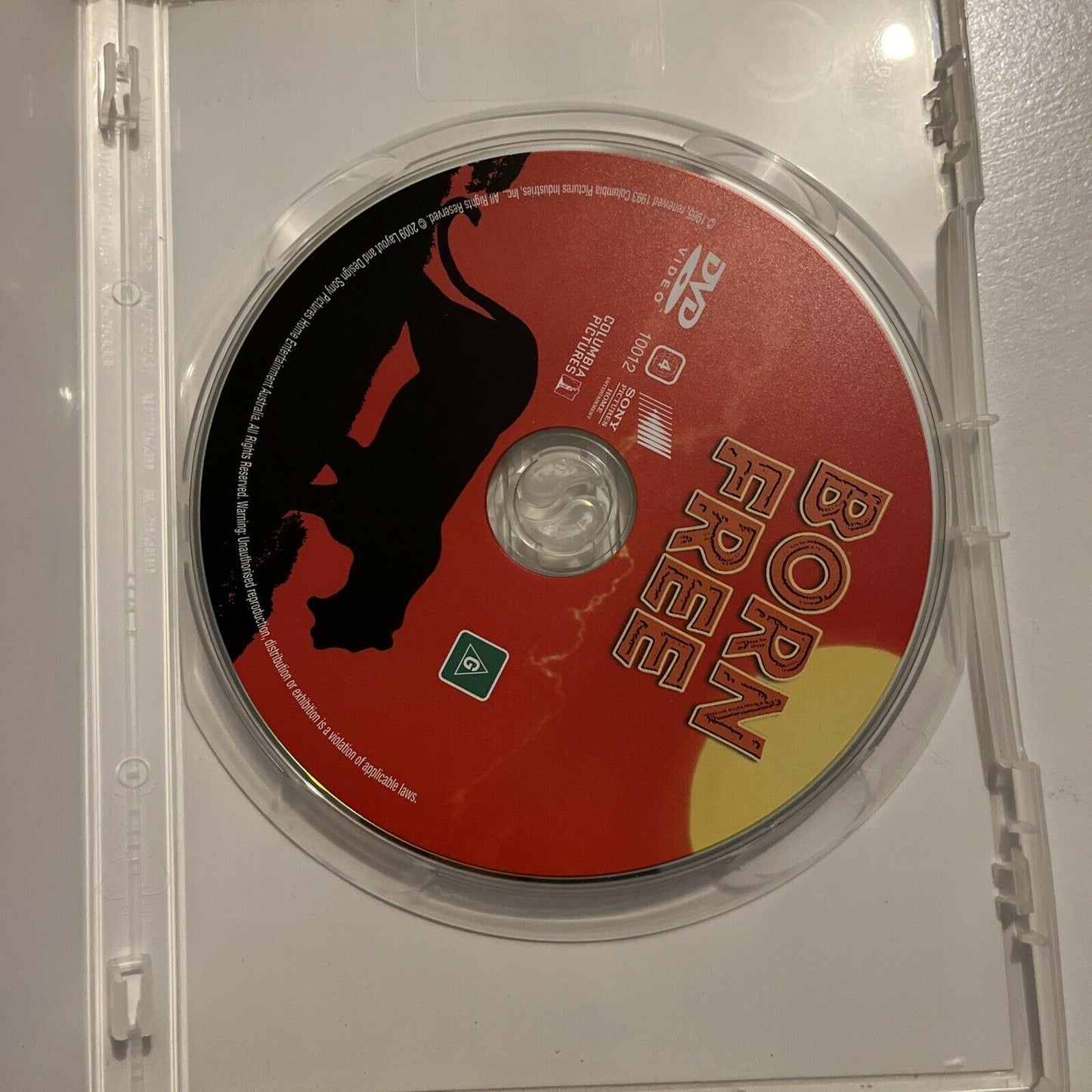 Born Free (DVD, 1965) Bill Travers, Virginia McKenna. Region 4