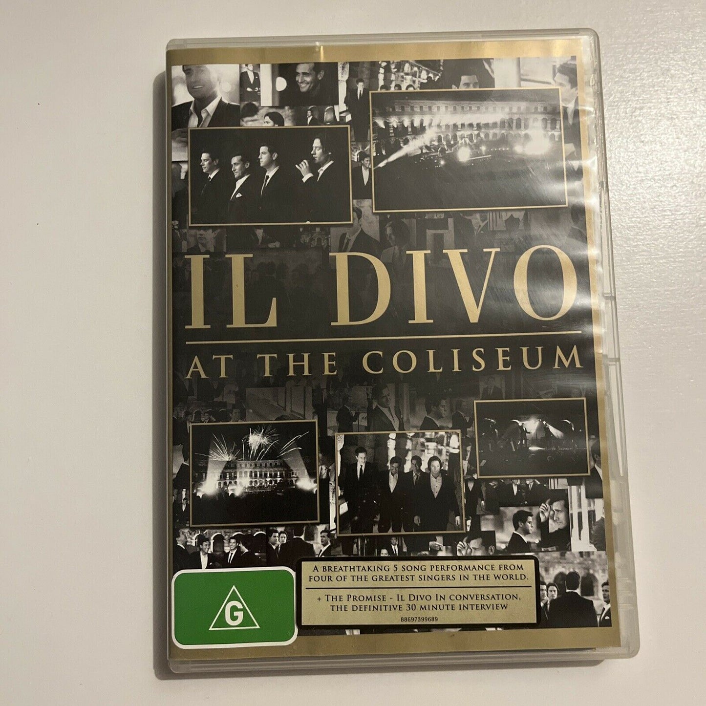 Il Divo at the Coliseum (DVD) Includes Booklet + The Promise. Region Free