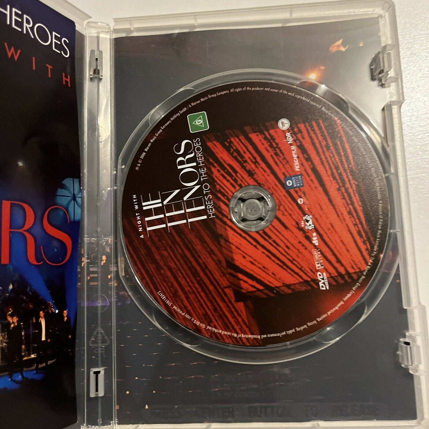 Here's To The Heroes - A Night With The Ten Tenors (DVD, 2007) Region 4&2