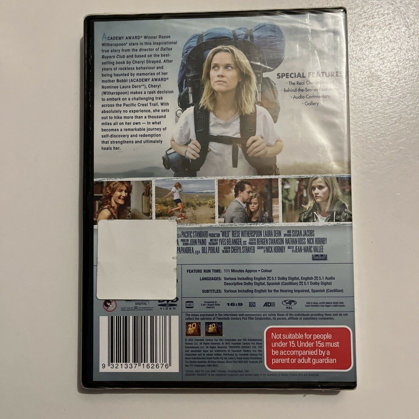 *New Sealed* Wild (DVD, 2015) Reese Witherspoon. Region 4