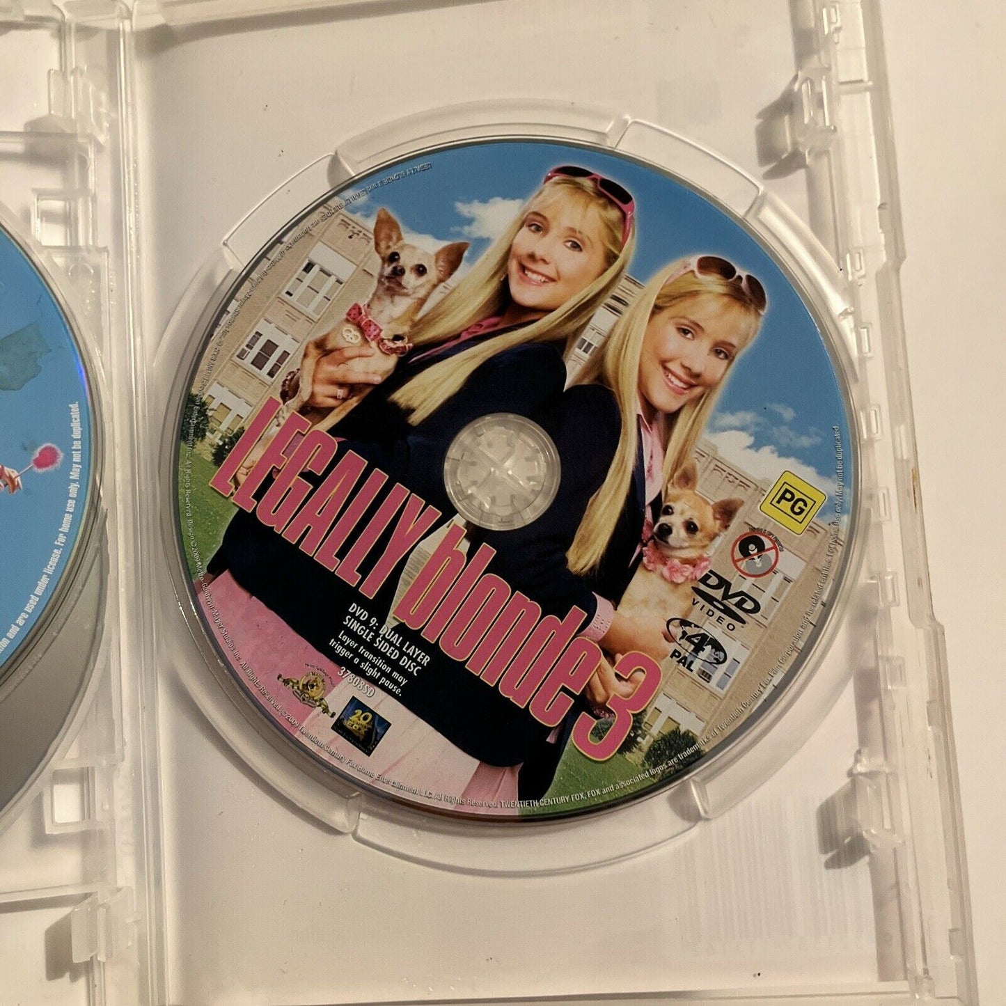 Legally Blonde Collection 1, 2 & 3 (DVD, 2008, 3-Disc) Reese Witherspoon Region4