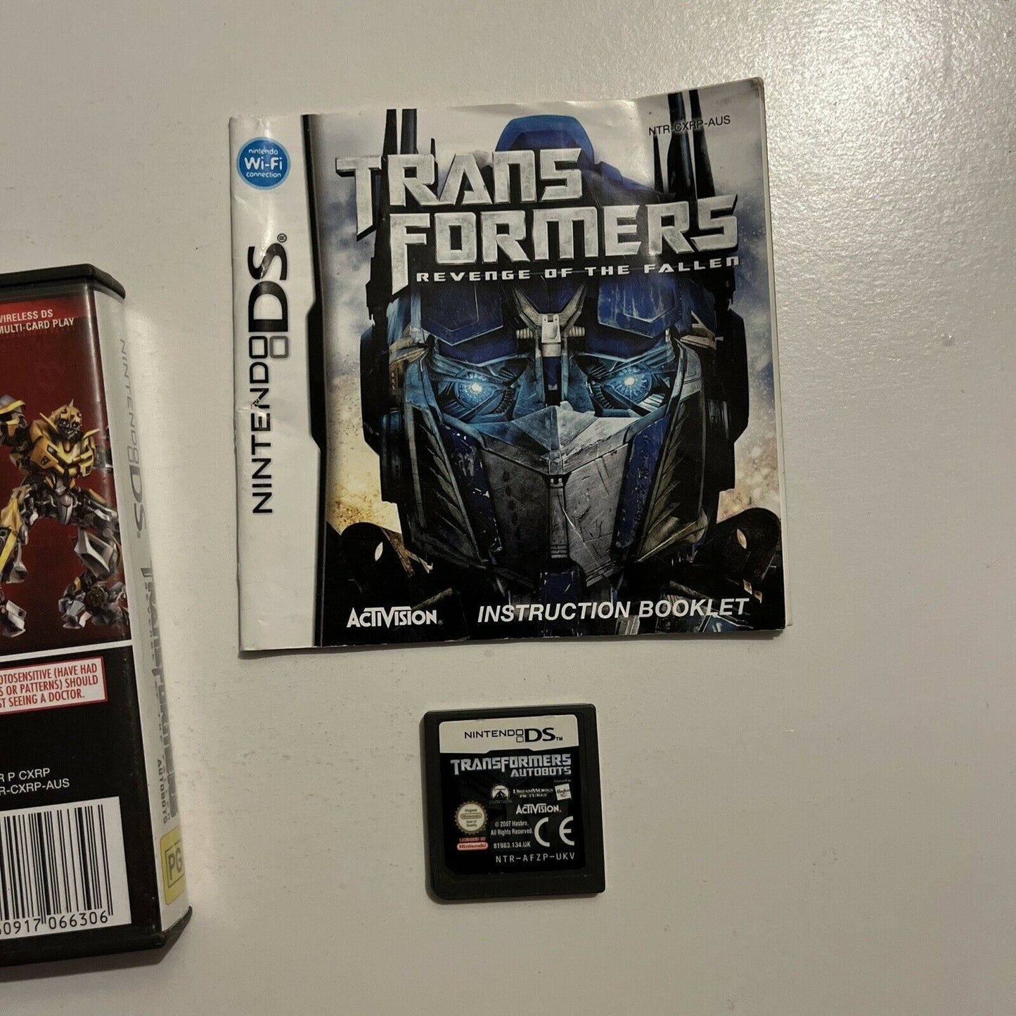 Transformers Revenge of the Fallen Autobots Nintendo DS 2DS 3DS With Manual