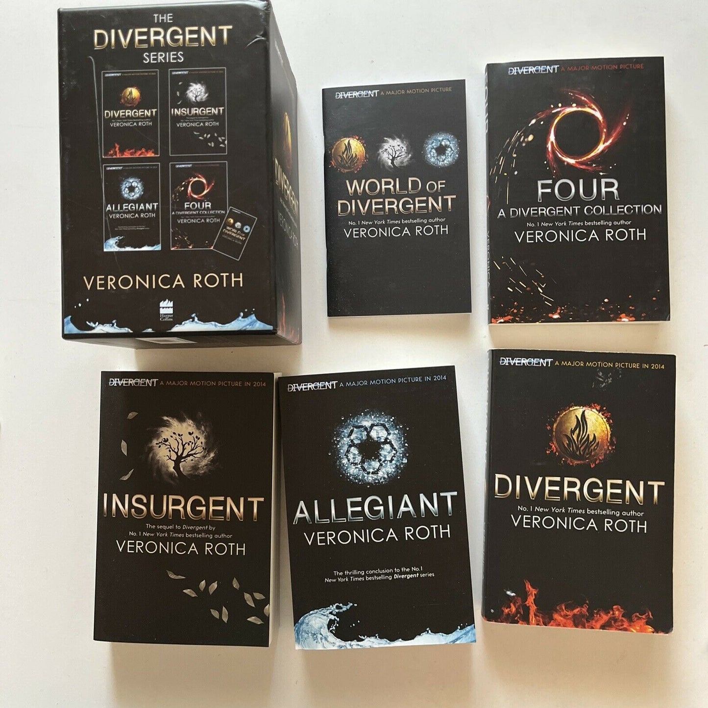 Divergent Series Box Set (Books 1-4 Plus World of Divergent) by Veronica Roth...