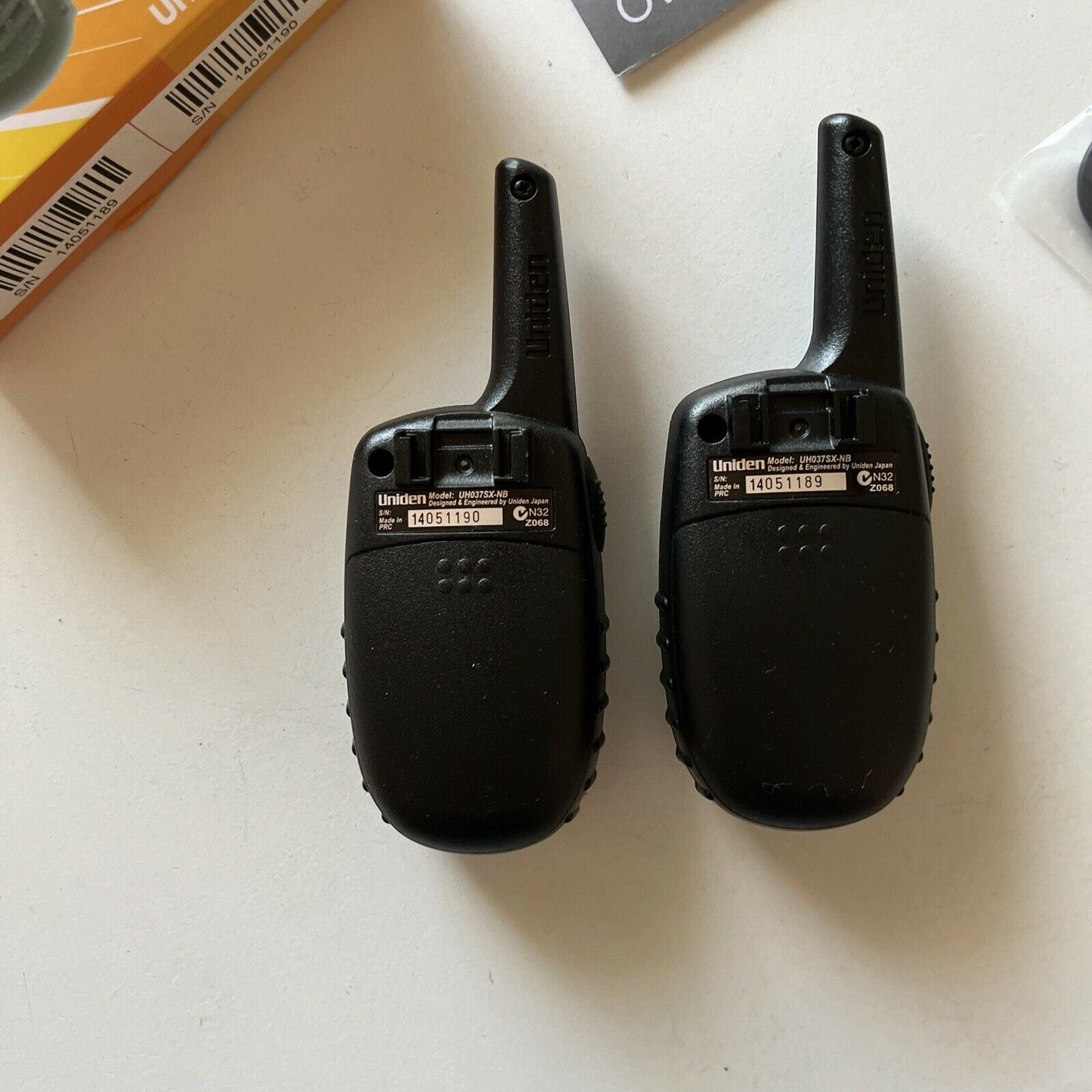 *Never Used* Uniden UH037SX-2NB UHF CB Handheld - Mini Compact Size - 77 Channel