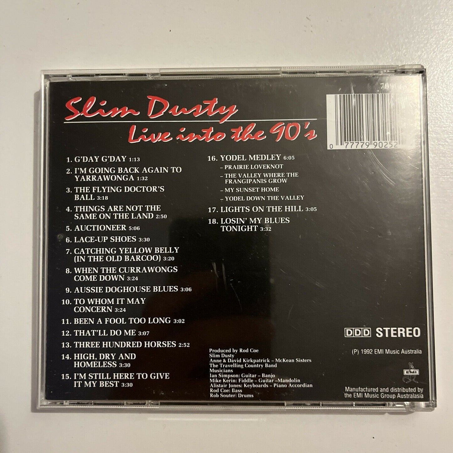 Slim Dusty: Live into the Nineties by Slim Dusty (CD, 1992)
