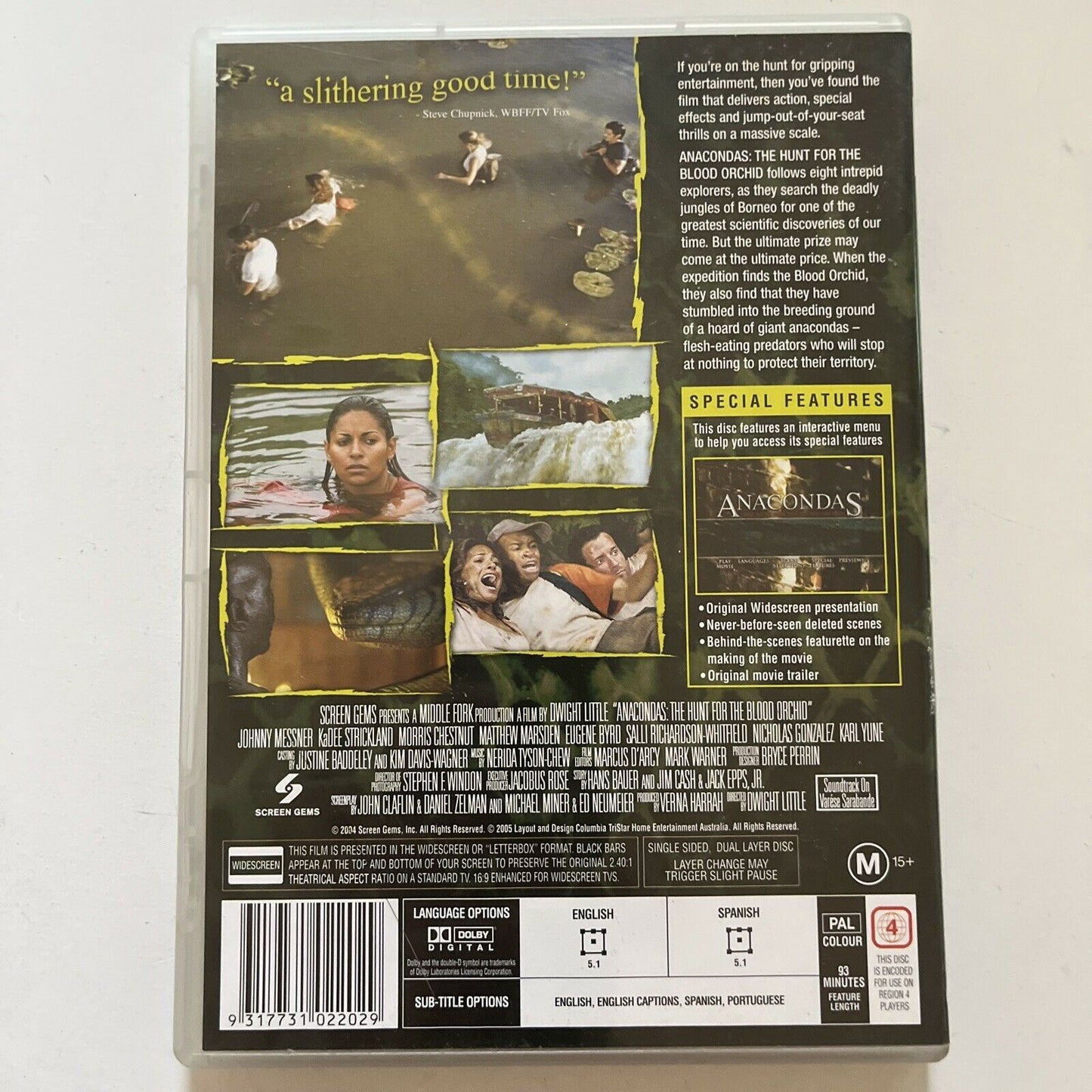 Anacondas - The Hunt For The Blood Orchid (DVD, 2004) Region 4