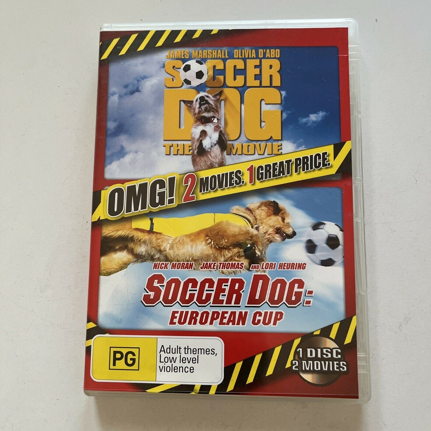 Soccer Dog - The Movie / Soccer Dog - European Cup (DVD, 2004) Region 4