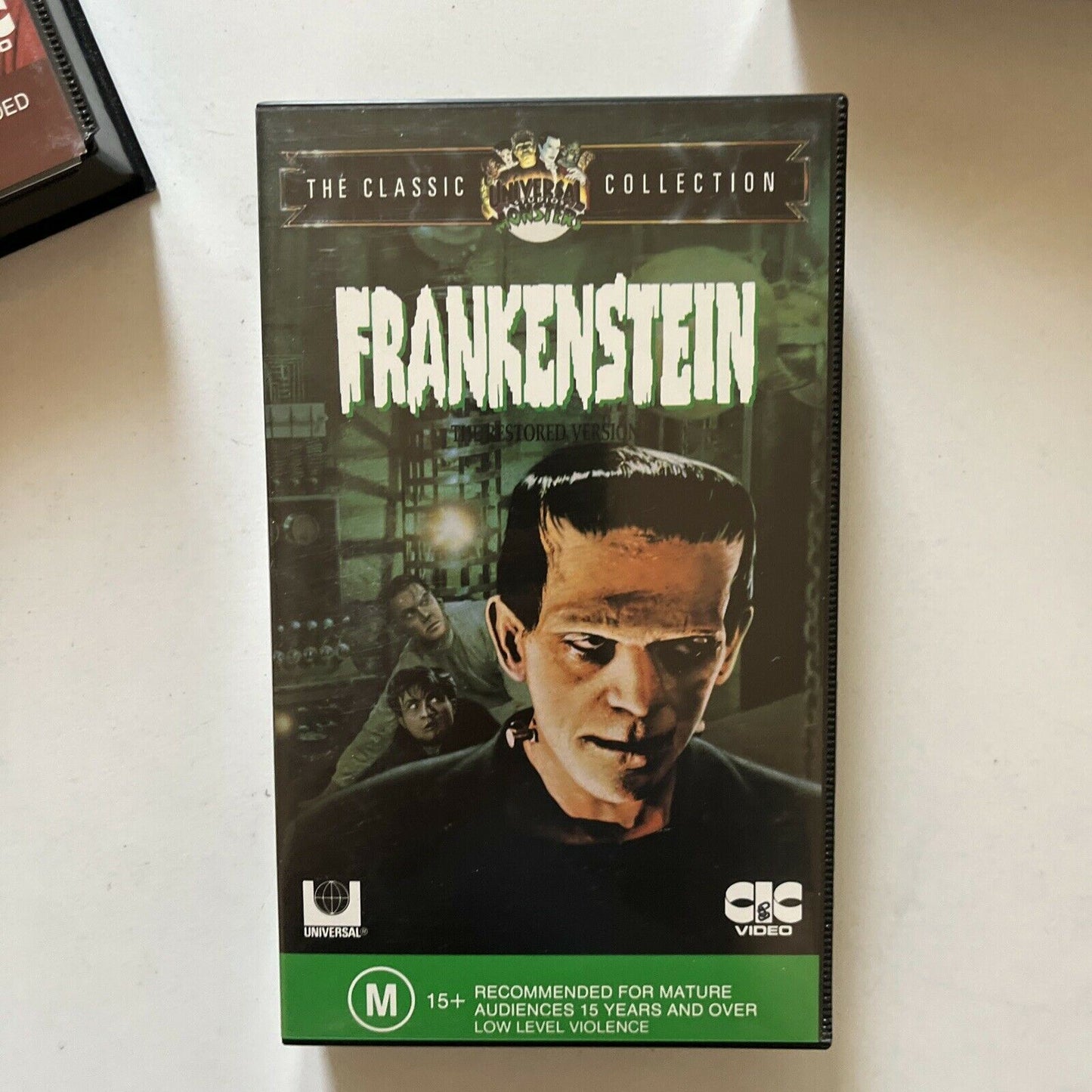 Frankenstein / The Bride Of Frankenstein / The Mummy (VHS, 1960, 3-Tapes) PAL