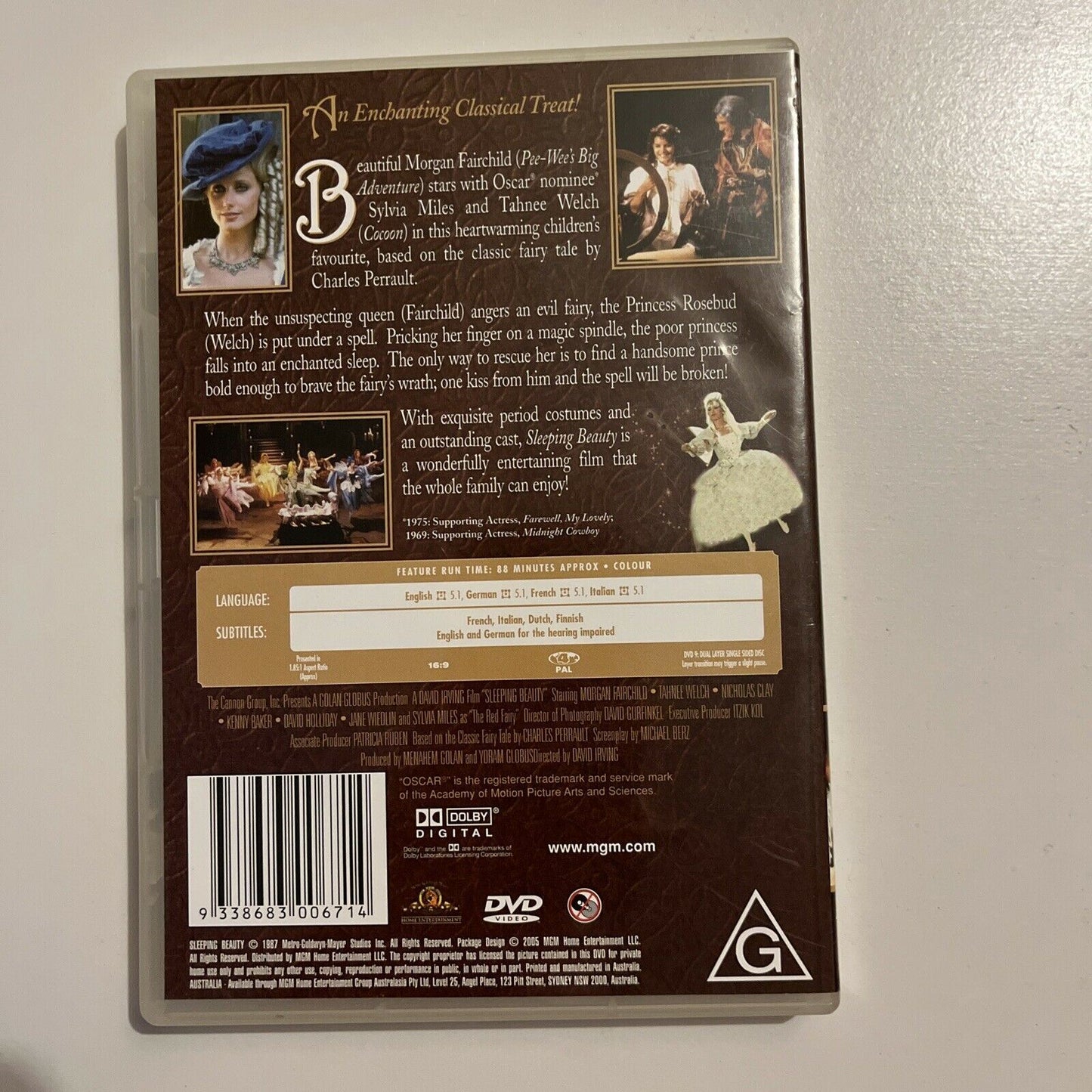 Sleeping Beauty (DVD, 1987) Tahnee Welch, Jane Wiedlin, Morgan Fairchild Region4