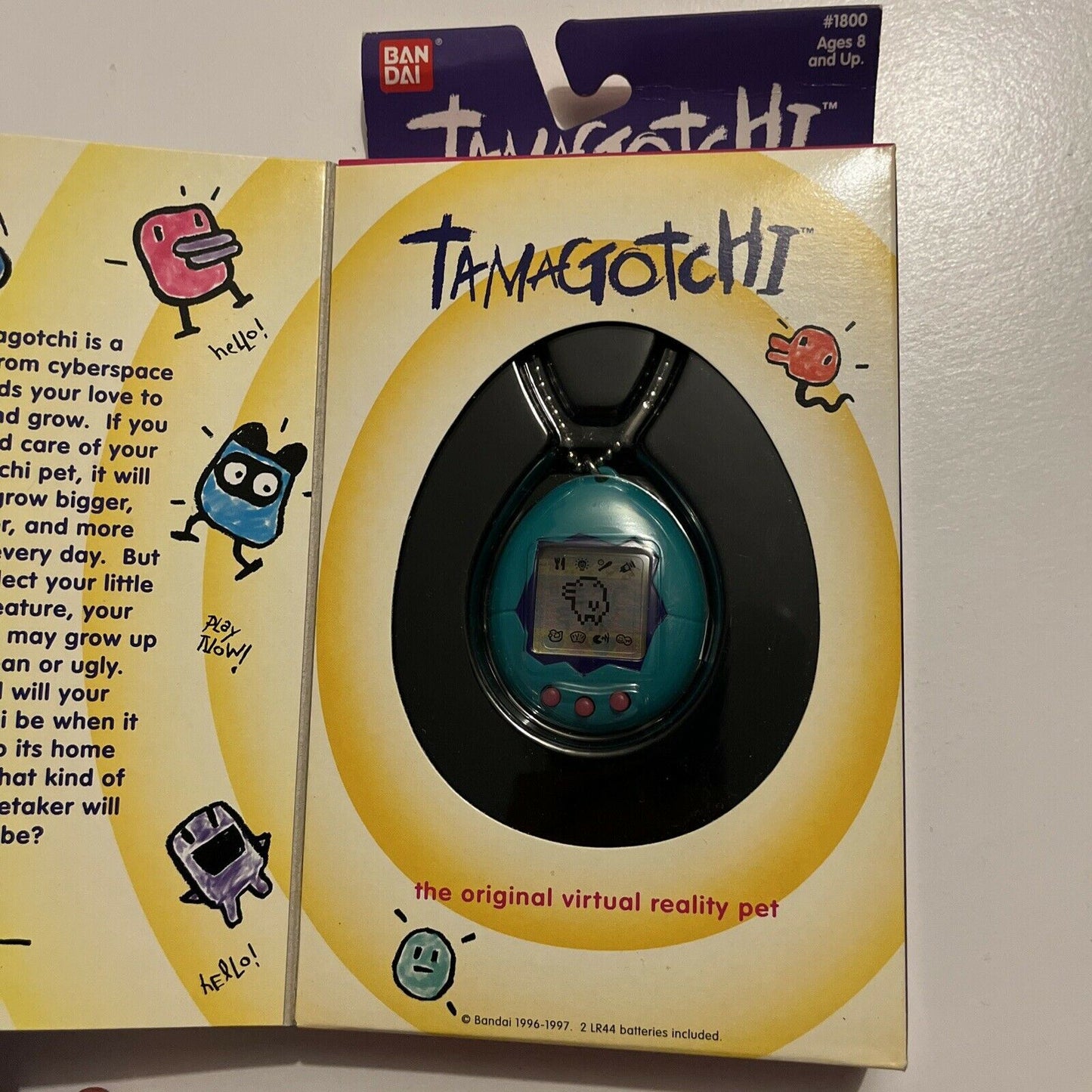 *New Unopened* Tamagotchi Green 1997 - The Original Virtual Reality Pet #1800