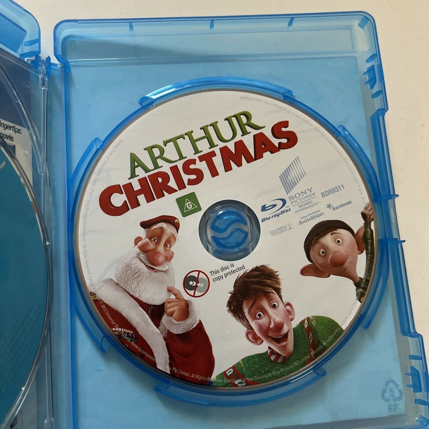 Arthur Christmas (Bluray, 2011) James McAvoy, Hugh Laurie. All Regions