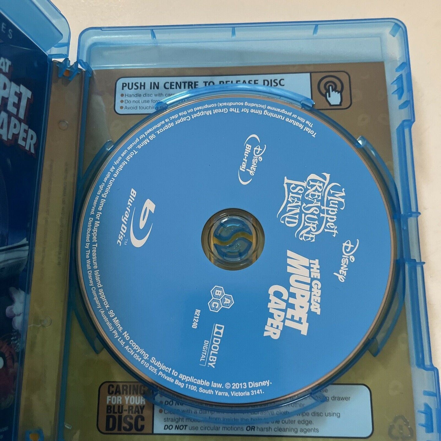 The Great Muppet Caper / Muppet Treasure Island (Bluray, 2013) All Regions