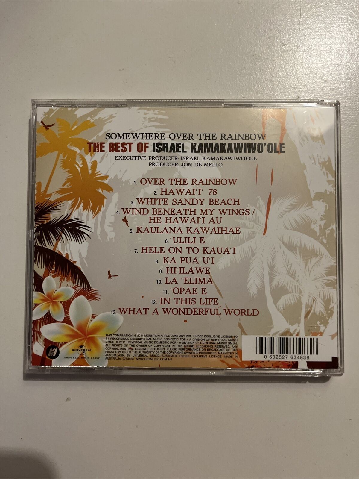 Somewhere Over the Rainbow by Israel Kamakawiwo'ole (CD, 2010)