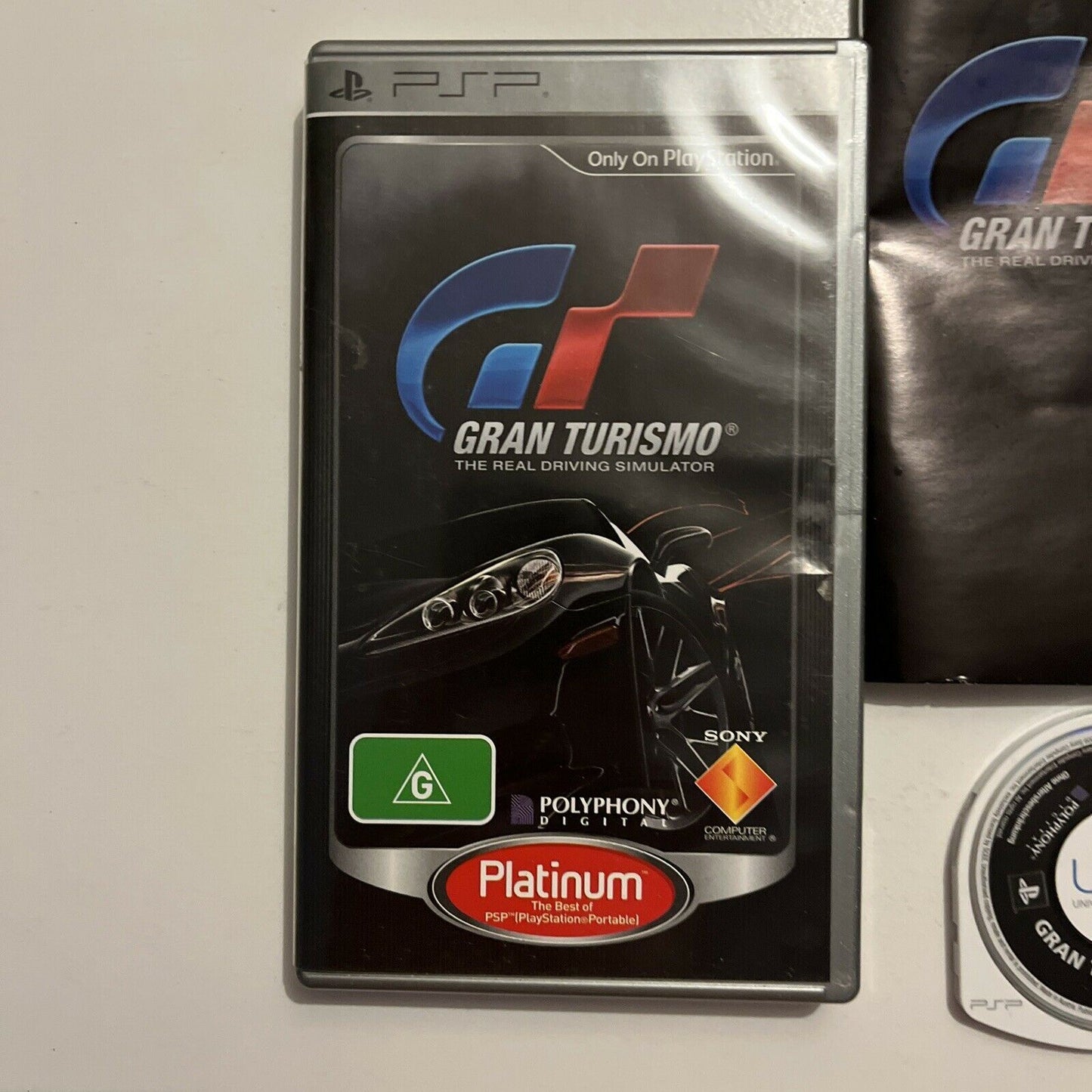 Gran Turismo: The Real Driving Simulator for Sony PSP with Manual