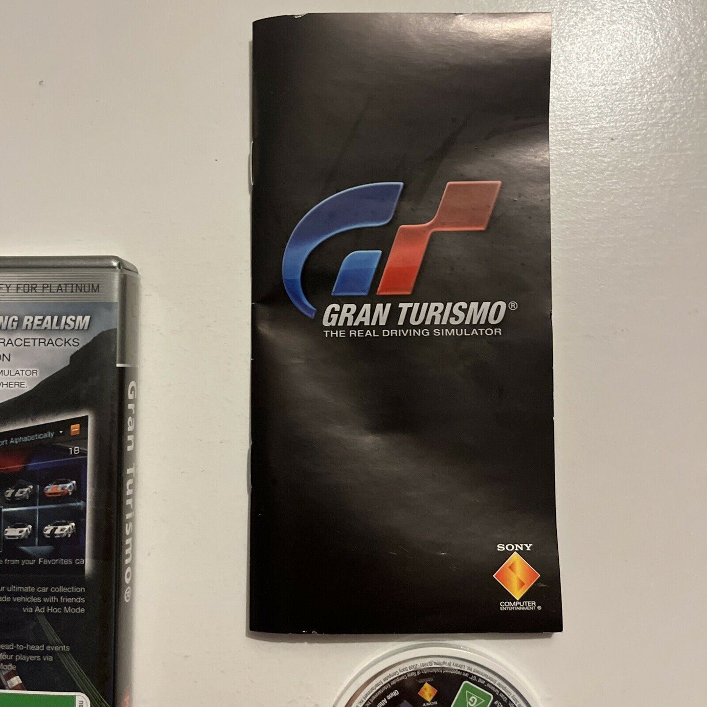 Gran Turismo: The Real Driving Simulator for Sony PSP with Manual