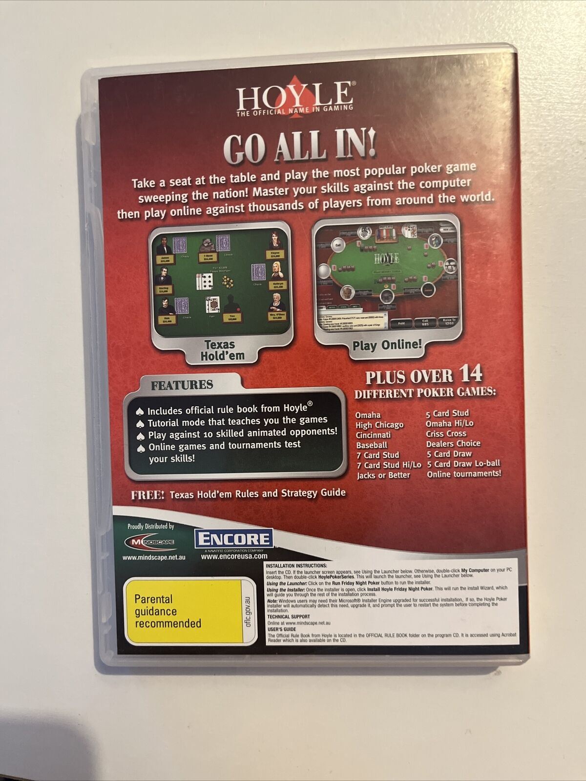 Hoyle: Poker Series PC CDROM