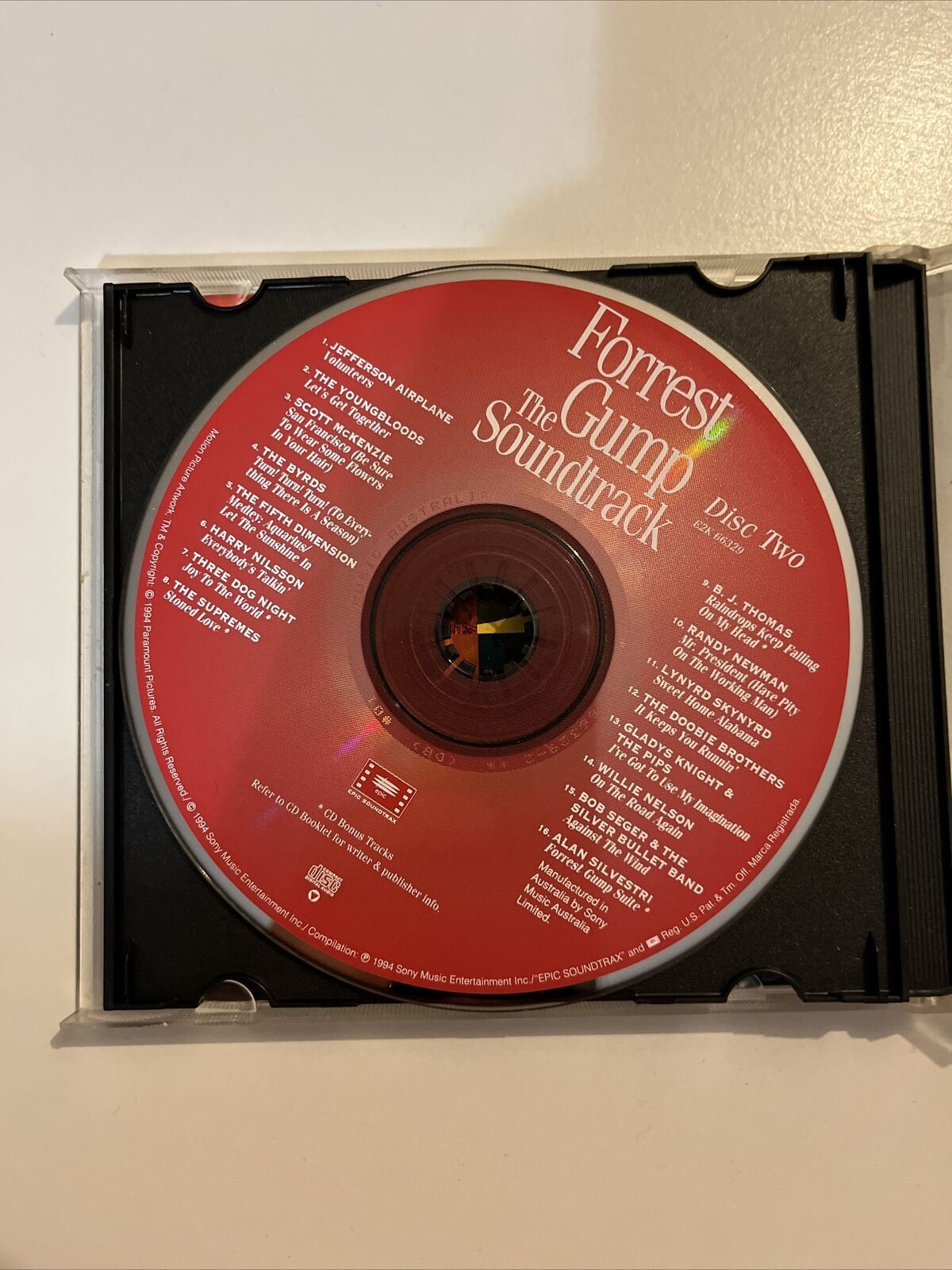 Forrest Gump - The Soundtrack - Original Movie Soundtrack (CD, 1994, 2-Disc)