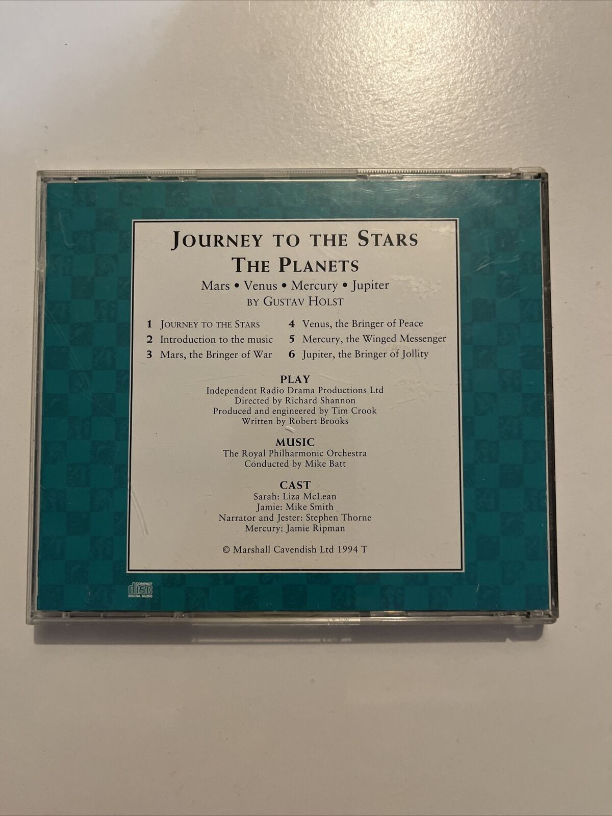 Gustav Holst - Journey To The Stars With Music From The Planets (CD, 1994)