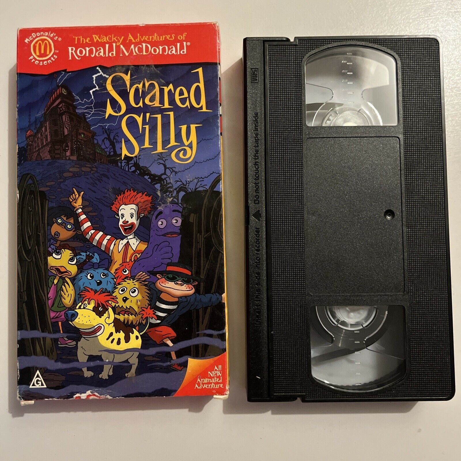 The Wacky Adventures Of Ronald Mcdonald Scared Silly Vhs 1998 Pal