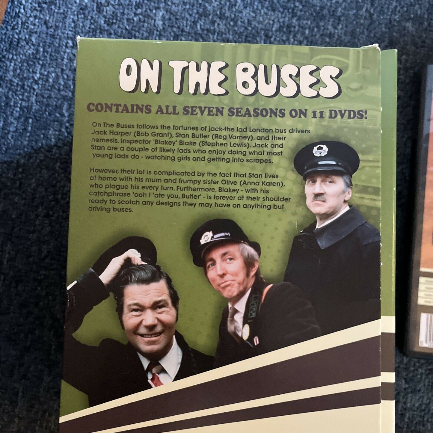 ON THE BUSES : The COMPLETE Collection Series 1-7 (DVD, 1973, 11-Disc) Region 4