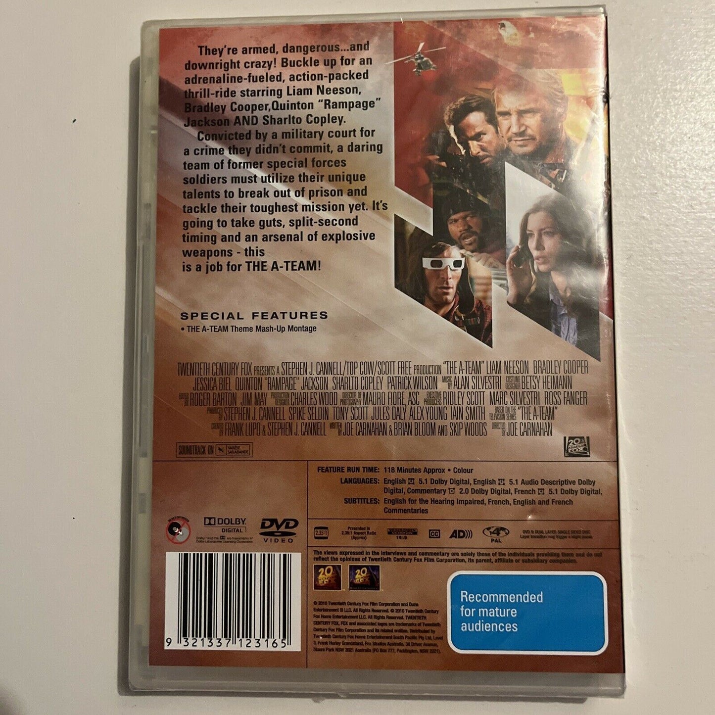 *New Sealed* The A-Team (DVD, 2010) Liam Neeson, Bradley Cooper. Region4