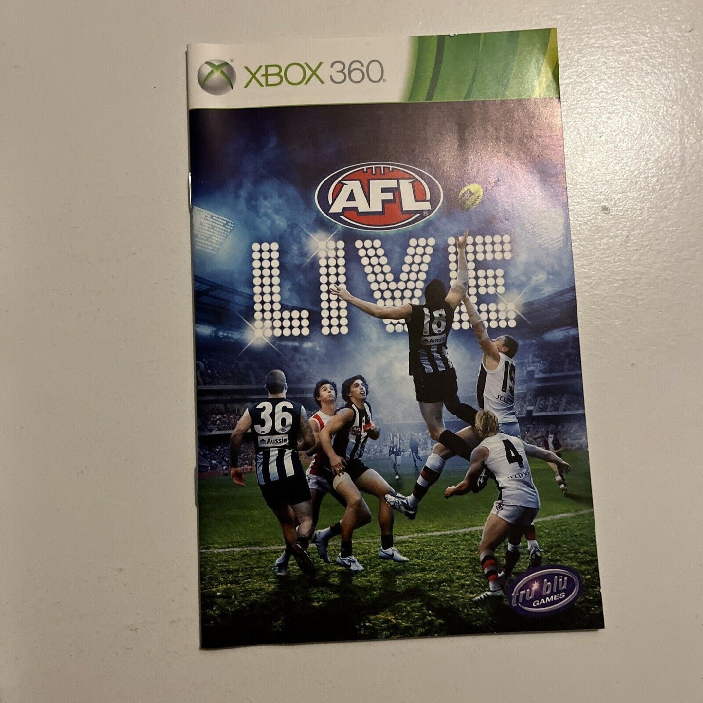 AFL Live - Microsoft Xbox 360 PAL Aussie Rules Football Sports w/ Manual