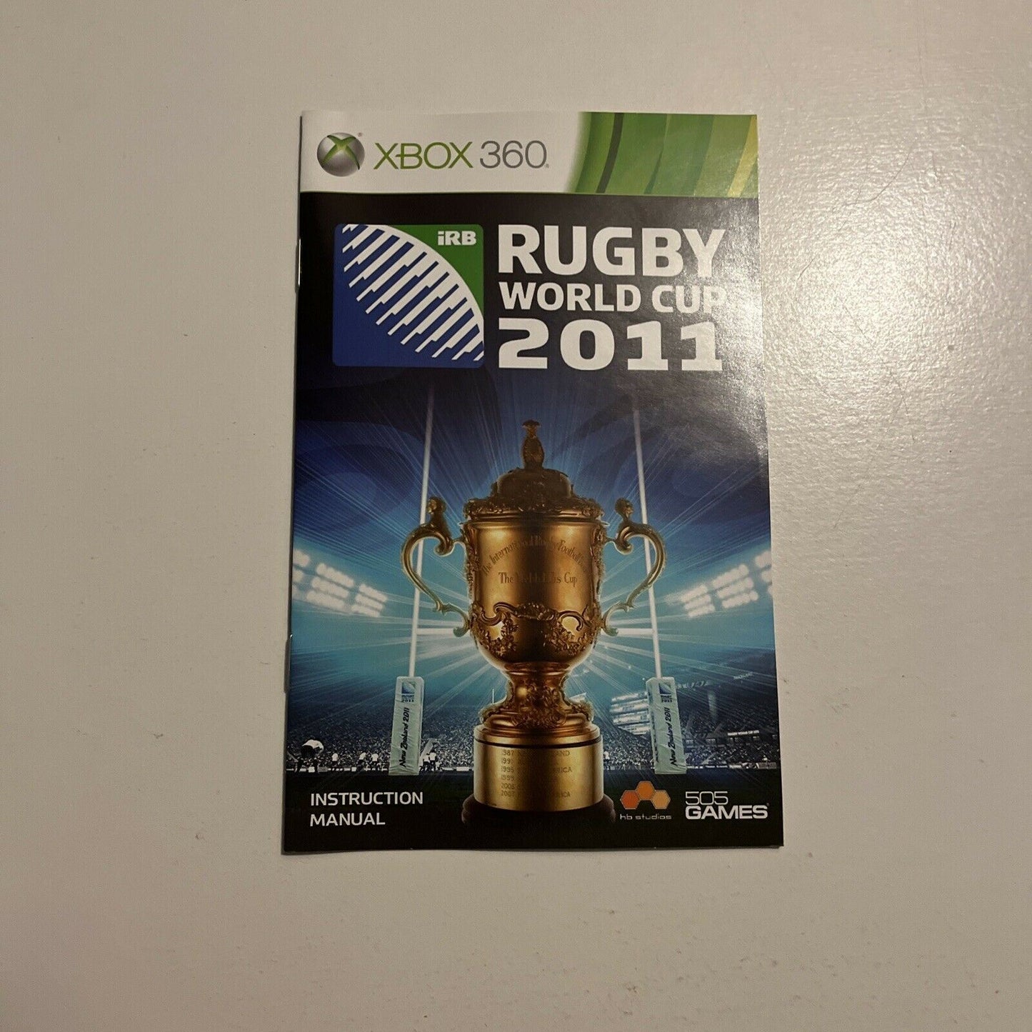 Rugby World Cup 2011 - Xbox 360 Game + Manual PAL