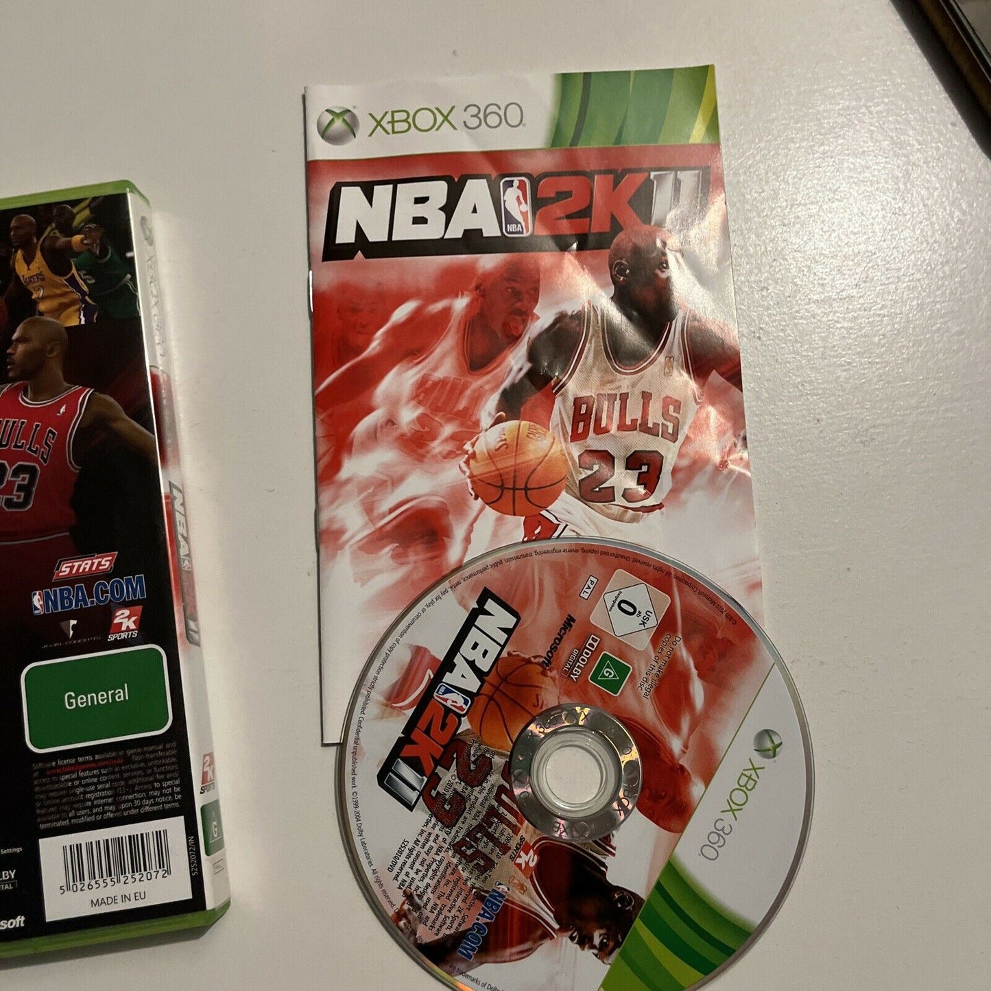 NBA 2K11 - Microsoft Xbox 360 PAL Game Complete with Manual Michael Jordan Cover