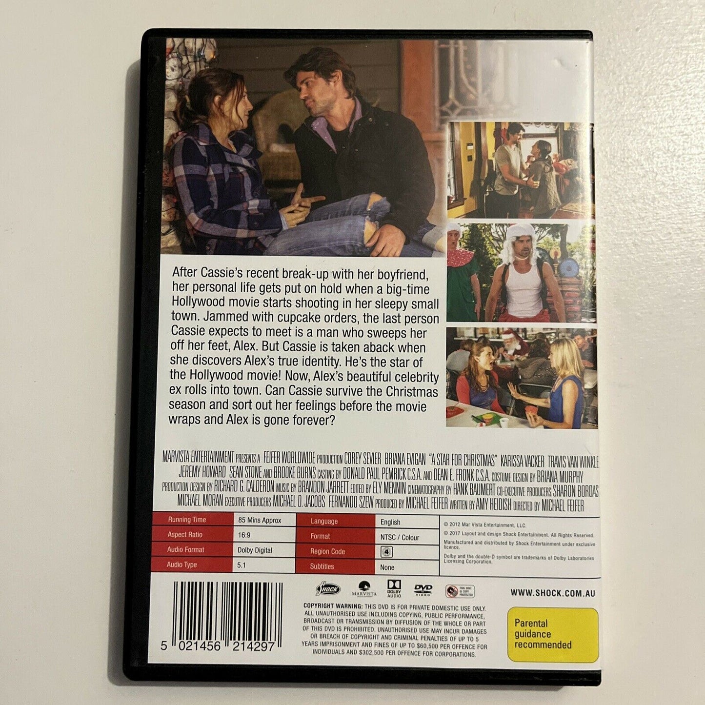 A Star For Christmas (DVD, 2012) Corey Sevier, Briana Evigan Region 4