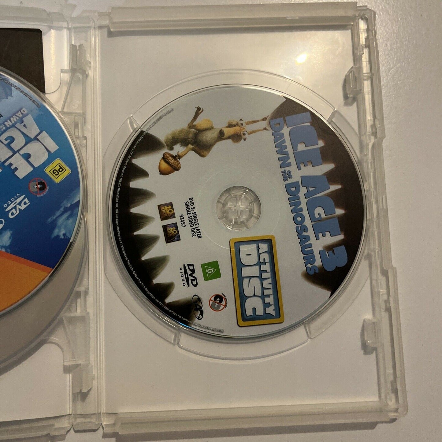 Ice Age Trilogy - 1,2,3 & Activity Disc (DVD, 2012, 4-Disc) Region 4