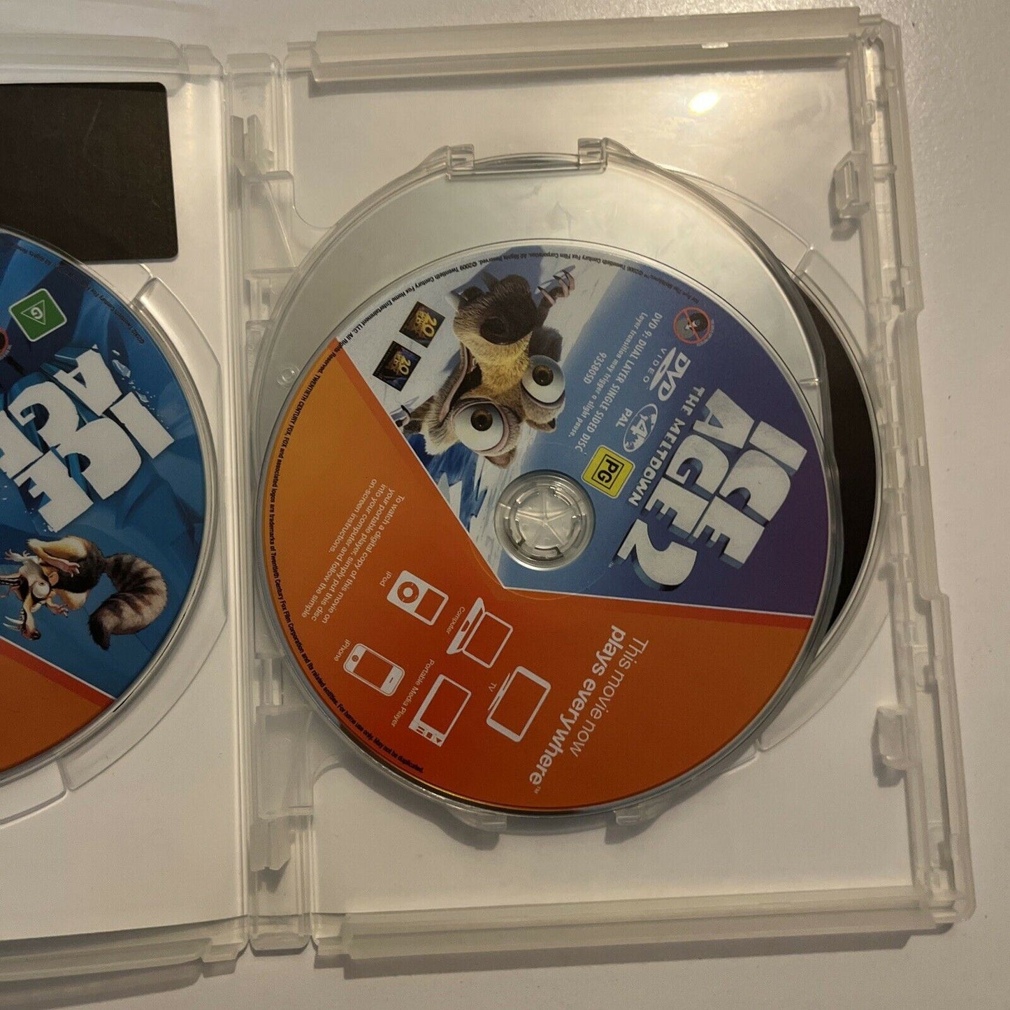 Ice Age Trilogy - 1,2,3 & Activity Disc (DVD, 2012, 4-Disc) Region 4