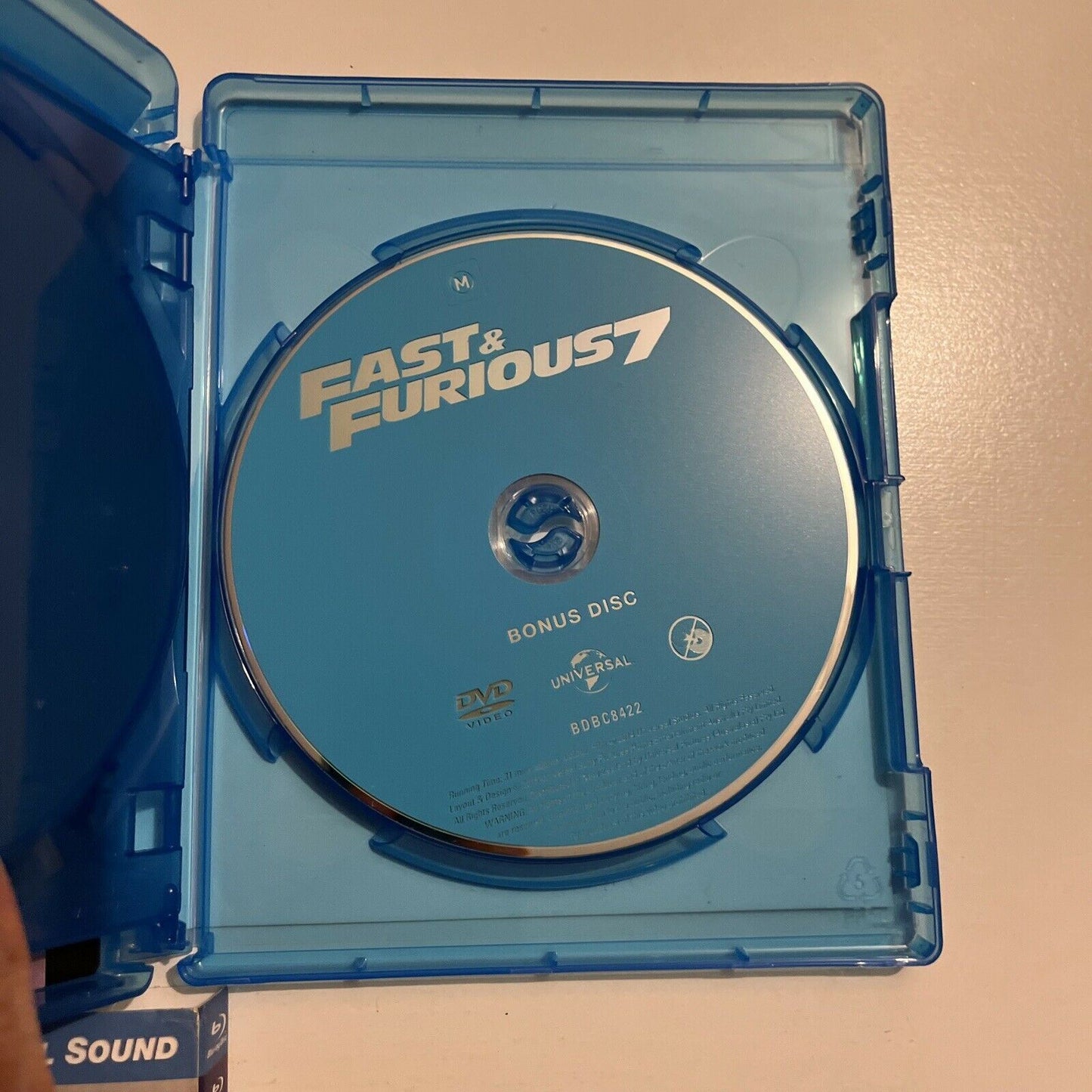 The Fate Of The Furious / Fast & Furious 7 (Blu-ray, 2019, 3-Disc) Region B