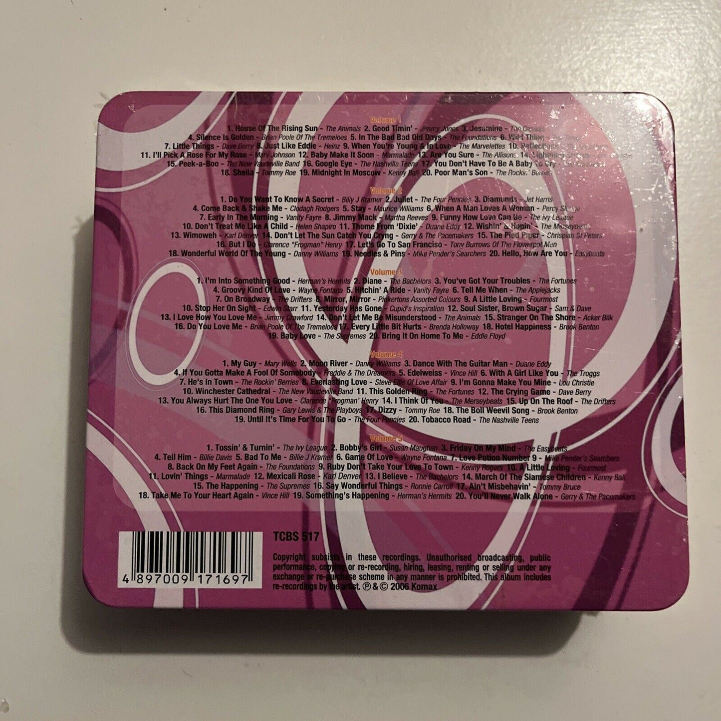 *New Sealed* Best Of The Sixties 5-CD Collection (CD, 2006, 5-Disc)
