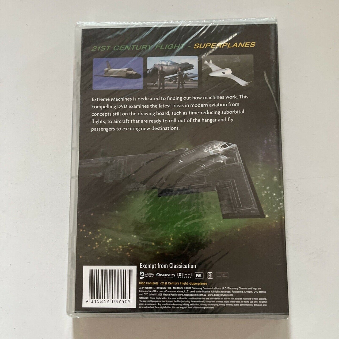 *New Sealed* Best Of Extreme Machines - Future Of Flight (DVD, 2009) Region 4