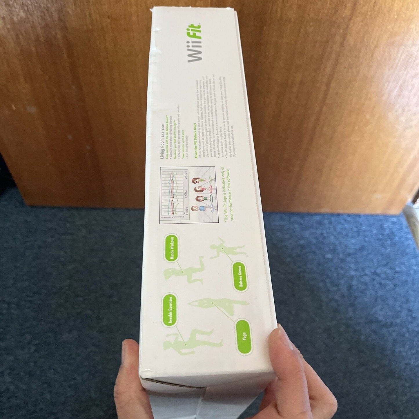 Nintendo Wii Fit Balance Fitness Board Boxed w/ Wii Fit Game